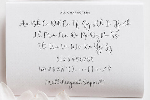 Majestic Jasmine - Modern script font Font Timur type 