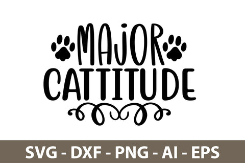 Major Cattitude svg SVG orpitasn 