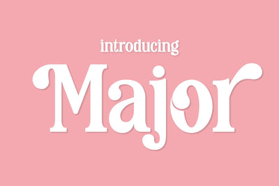 Major Font Font Fox7 By Rattana 
