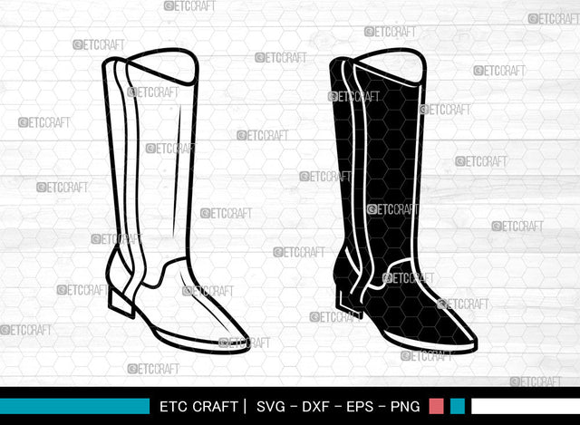 Majorette Boots SVG, Team Boot Svg, Nancy Boot Svg, Leather Majorette Svg, Majorette Boots Svg SVG ETC Craft 