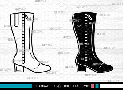 Majorette Boots SVG, Team Boot Svg, Nancy Boot Svg, Leather Majorette Svg, Majorette Boots Svg SVG ETC Craft 