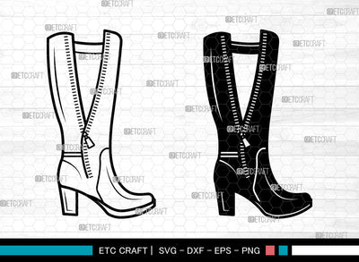 Majorette Boots SVG, Team Boot Svg, Nancy Boot Svg, Leather Majorette Svg, Majorette Boots Svg SVG ETC Craft 