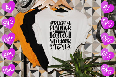 Make a Planner and Sticker to It SVG CraftlabSvg29 