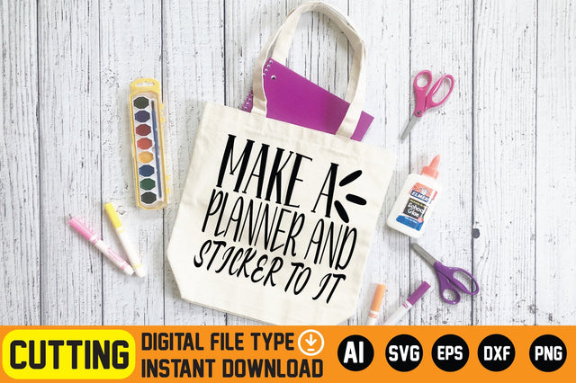Make A Planner And Sticker To It SVG CraftlabSvg29 