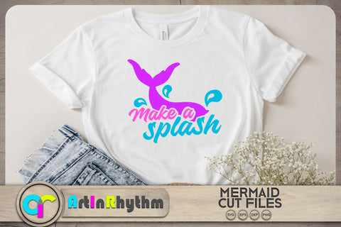 Make a splash / Mermaid SVG SVG Artinrhythm shop 