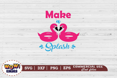 Make a splash svg, Summer svg, Beach svg, Png, Dxf SVG Wowsvgstudio 