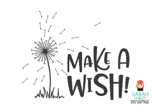 Make A Wish Dandelion SVG Sarah Hurley 