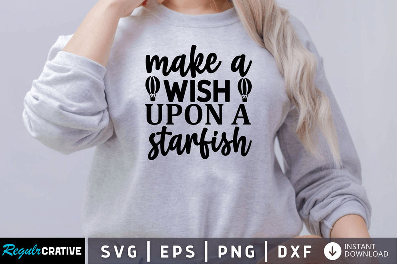 Make a wish upon SVG SVG Regulrcrative 