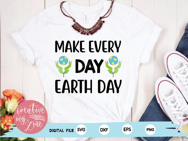 make every day earth day SVG md faruk hossain 