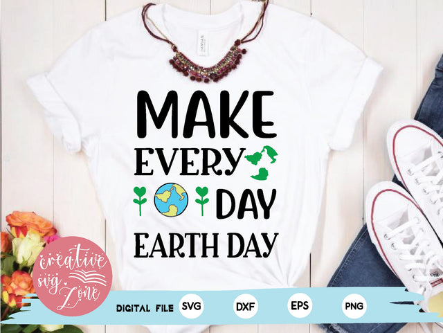 make every day earth day SVG md faruk hossain 