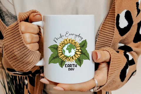 Make Everyday Earth Day Sunflower Sublimation Sublimation Jagonath Roy 