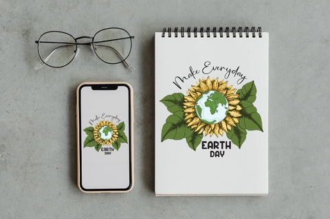 Make Everyday Earth Day Sunflower Sublimation Sublimation Jagonath Roy 