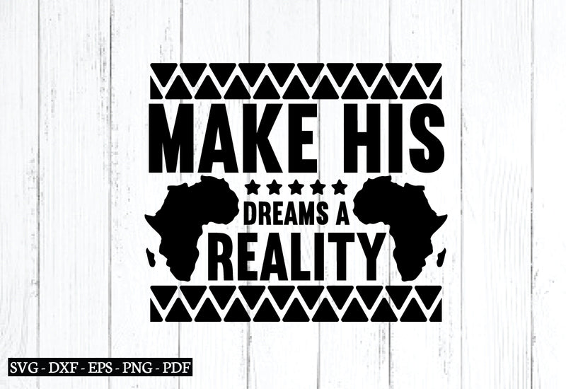 make his dreams a reality svg SVG designstore 