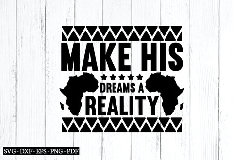 make his dreams a reality svg SVG designstore 