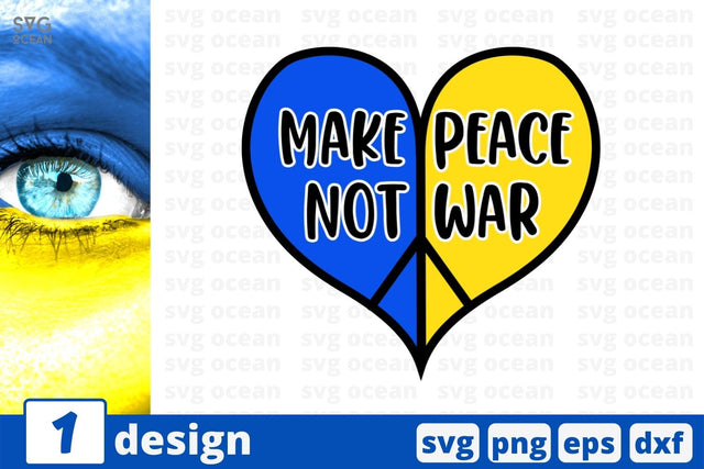 Make peace Not War SVG Cut File SVG SvgOcean 