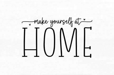 Make yourself at home svg SVG Regulrcrative 