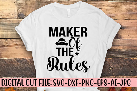 Maker Of The Rules SVG Cut File SVG Syaman 