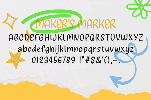 Maker's Marker Craft Font Font FontDuo 