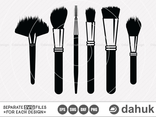 Makeup Artist SVG, Makeup Brushes SVG, Makeup Set svg, Cricut, Silhouette, Cameo, Cut file SVG dahukdesign 