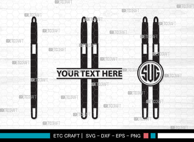 Makeup Brushes Monogram SVG, Makeup Brush Svg, Beauty Svg, Makeup Artist Svg, Makeup Set Svg, Cosmetic Brush Svg, Makeup Brushes Monogram SVG ETC Craft 