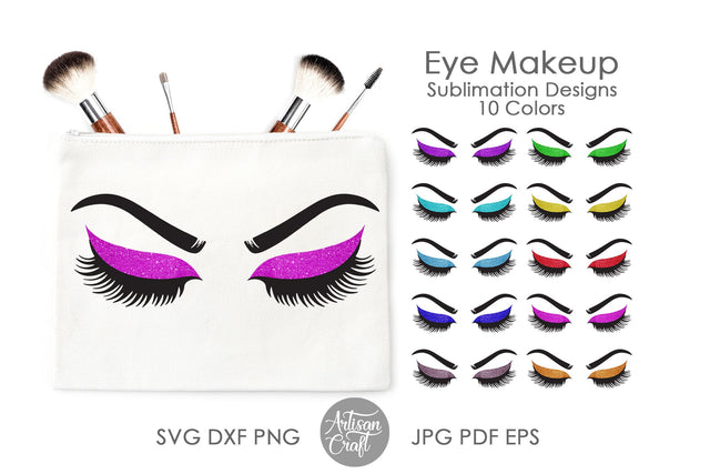 Makeup clipart for makeup bag sublimation SVG Artisan Craft SVG 