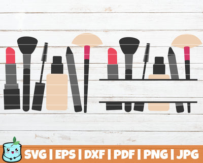 Makeup Monogram SVG MintyMarshmallows 