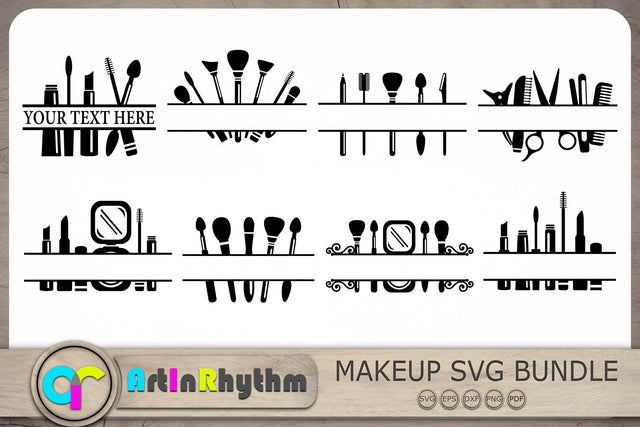 Makeup Monograms Svg, Makeup Svg, Makeup Tools Svg, Makeup Cliparts SVG Artinrhythm shop 