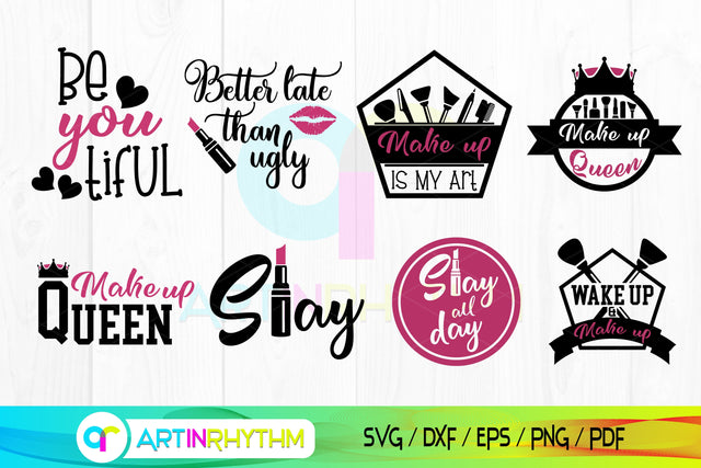 Makeup Svg Bundle, Makeup Svg Cut Files SVG Artinrhythm shop 