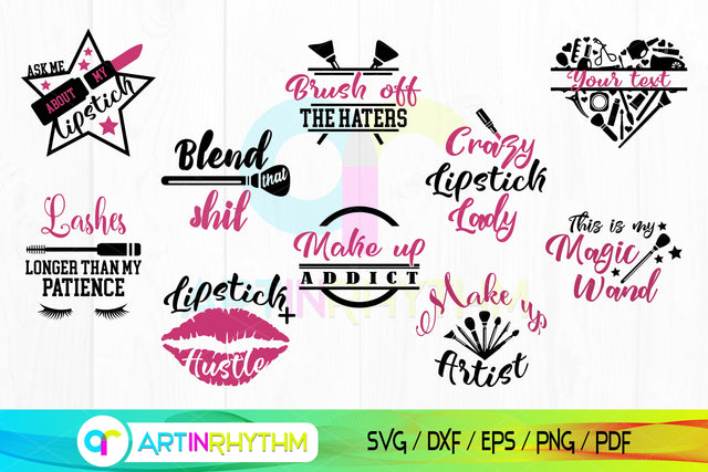 Makeup Svg Bundle SVG Artinrhythm shop 