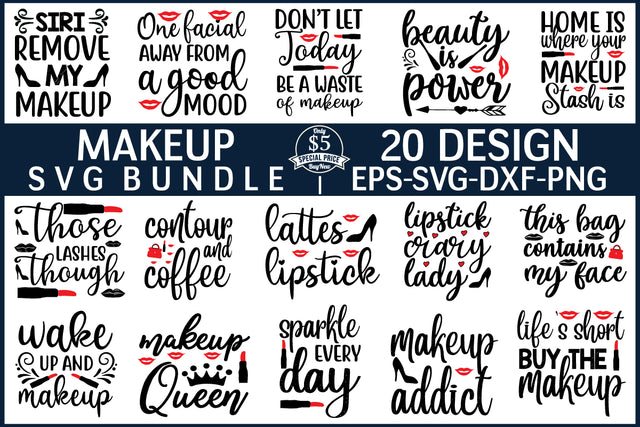 Makeup Svg Bundle SVG md faruk hossain 