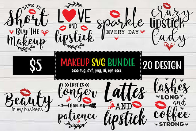 Makeup Svg Bundle SVG shah alam 