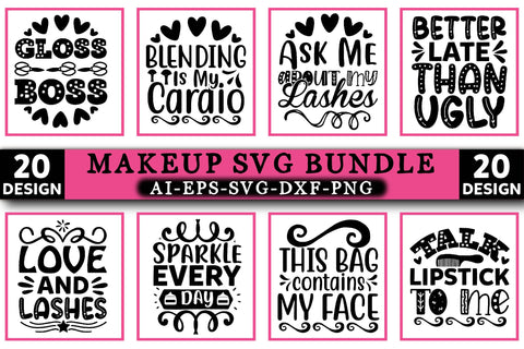 Makeup Svg Bundle SVG SVGista 