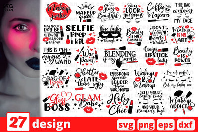 Makeup SVG Bundle SVG SvgOcean 