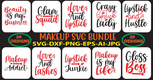 Makeup SVG Bundle SVG Syaman 