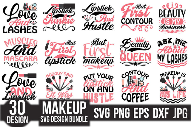 Makeup Svg Design Bundle SVG Rupkotha 