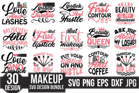 Makeup Svg Design Bundle SVG Rupkotha 