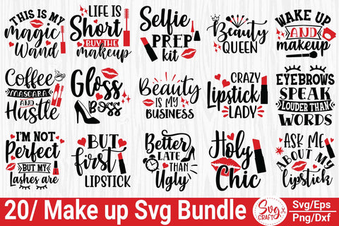 Makeup SVG, Makeup SVG bundle, Makeup quote SVG, Makeup Svg for cricut, Makeup Cut file, Makeup clipart,Makeup Png bundle,Makeup quote file SVG Svgcraft 