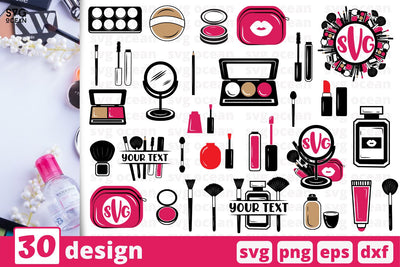 Makeup tools SVG Bundle SVG SvgOcean 