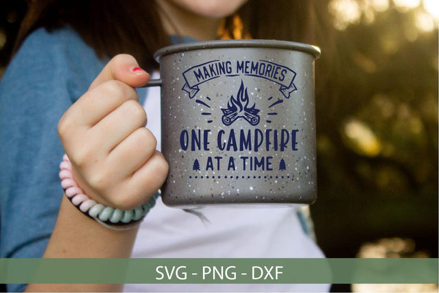 Making Memories One Campfire At A Time SVG-Campfire SVG SVG Linden Valley Designs 