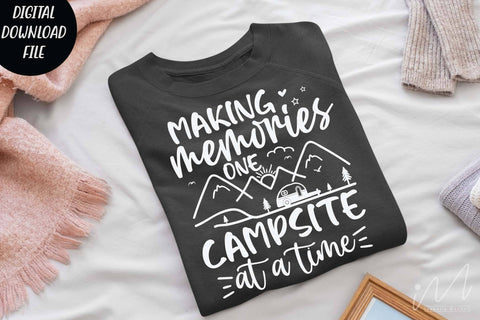 making memories one campsite at a time svg, Camping time svg, camping svg, outside adventure svg, family camping trip t shirt svg SVG Isabella Machell 