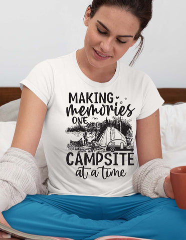 Making memories one campsite at a time svg, memorable day t shirt, camp life svg, happy camping SVG Isabella Machell 