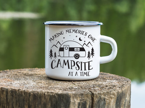 Making Memories One Campsite At A Time svg, png SVG Caffeinated SVGs 