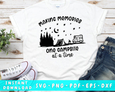 Making Memories One Campsite At a Time SVG SVG HappyDesignStudio 