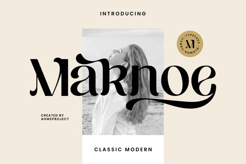 Maknoe - Classic Serif Typeface Font ahweproject 