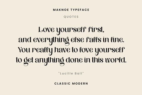 Maknoe - Classic Serif Typeface Font ahweproject 