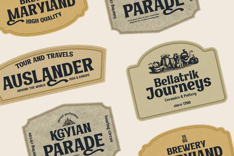 MAKOSI | Serif Classic Modernism Font twinletter 