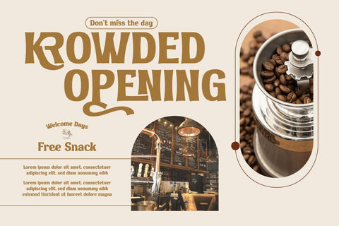 MAKOSI | Serif Classic Modernism Font twinletter 