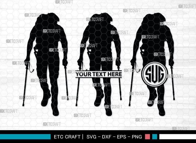 Male Hiker Monogram, Male Hiker Silhouette, Male Hiker SVG, Hiking Svg, Man Hiking Svg, Hiker Svg, SB00380 SVG ETC Craft 