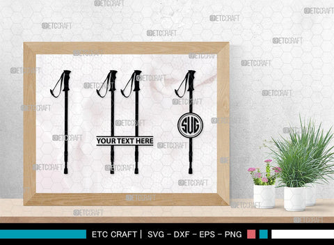 Male Hiker Monogram, Male Hiker Silhouette, Male Hiker SVG, Hiking Svg, Man Hiking Svg, Hiker Svg, SB00380 SVG ETC Craft 