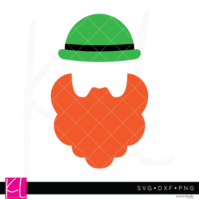 Male Leprechaun Silhouette SVG Kelly Lollar Designs 